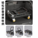 Cargo trolley with guardrail
