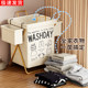 Household foldable storage basket