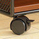 Storage rack tableside iron universal bookshelf removable