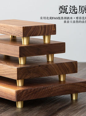 实木工艺品底座花瓶佛像