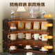 Desktop corner cup holder coffee corner arrangement