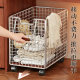 Removable laundry basket on wheels