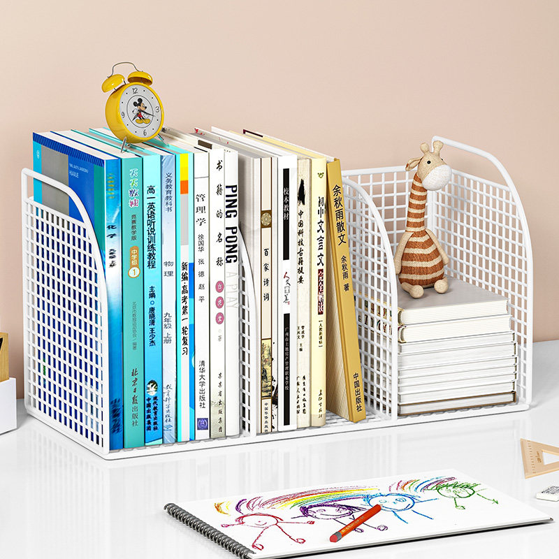 书架简易桌上置物架儿童组合书桌面收纳学生简约现代用宿舍小书柜,淘宝优惠券,粉丝福利购,淘宝优惠卷