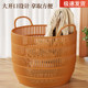 Imitation rattan dirty clothes basket for home good-looking bedroom bedside