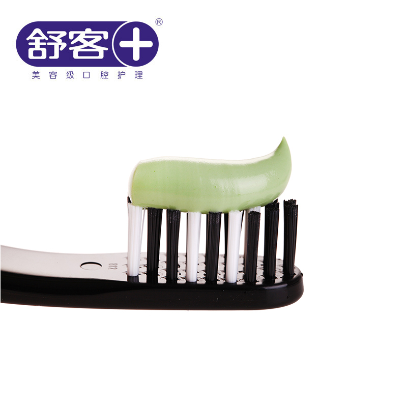 saky舒客薇美姿专卖店舒客舒克红花清火牙膏120g*3支 预防牙龈出血口腔溃疡去口臭1