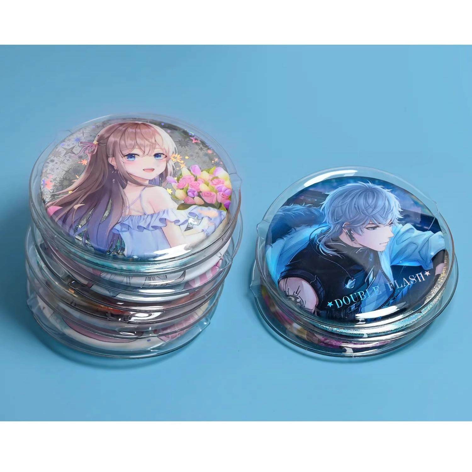 75mm吧唧徽章保护套挂件透明谷子保护膜圆形动漫周边收纳58mm,淘宝优惠券,粉丝福利购,淘宝优惠卷