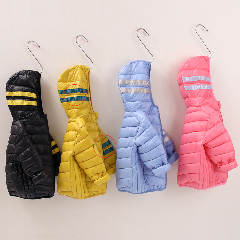 儿童棉衣男童冬装外套女童洋气男宝宝棉服轻薄