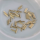 Высококачественный аксессуар, универсальные аксессуары ручной работы, 14 карат, золотой цвет, 1.5×7мм