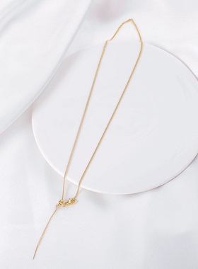 铜包金镀金带针万能项链调节