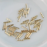 Высококачественный аксессуар, универсальные аксессуары ручной работы, 14 карат, золотой цвет, 1.5×7мм