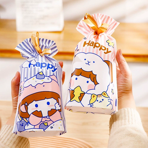 Упаковка для раннего возраста, со снежинками, подарок на день рождения, на шнурках