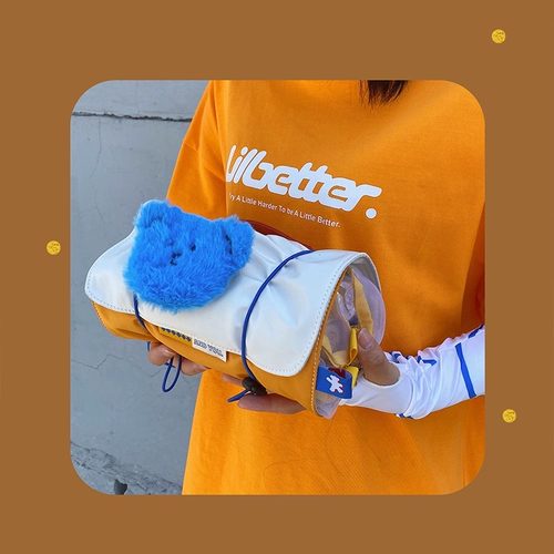 Милая вместительная и большая портативная складная сумка-органайзер для путешествий, в корейском стиле, с медвежатами