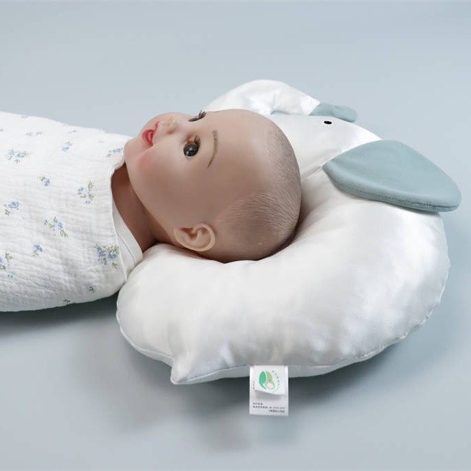 婴儿四季通蚕丝用定型枕矫正新生宝宝头型防偏头安抚睡觉防螨,淘宝优惠券,粉丝福利购,淘宝优惠卷