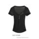ຮ້ອນສາວບາງ linen ຝ້າຍຮອບຄໍ slim ສັ້ນ sleeve t-shirt ສໍາລັບແມ່ຍິງ