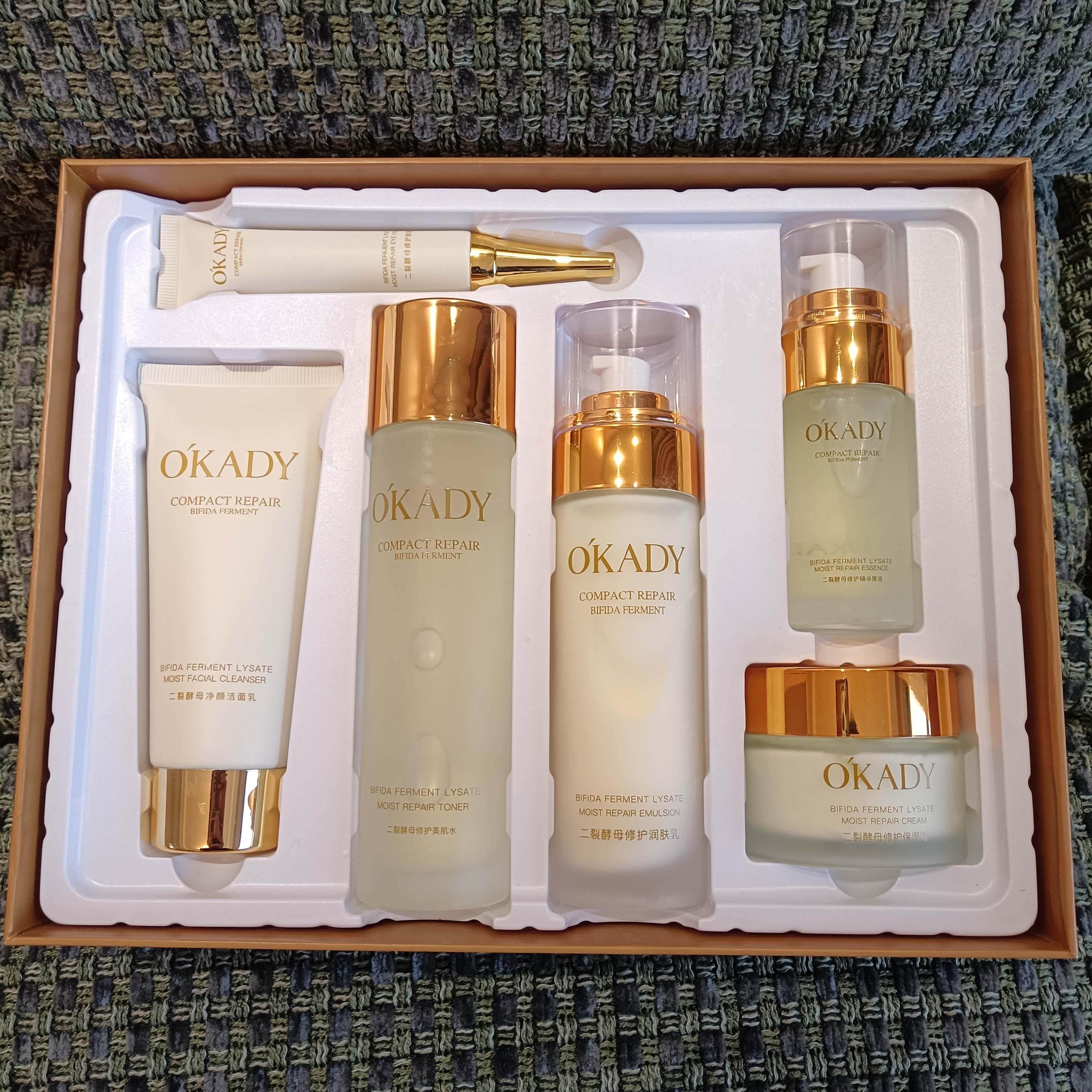 okady欧佩二裂酵母六件套盒旗舰正品眼霜水精华液乳洁面护肤品套,淘宝优惠券,粉丝福利购,淘宝优惠卷