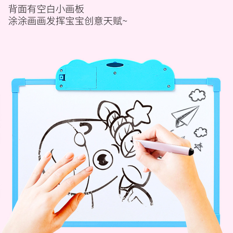 学习神器一年级卡片字母表有声墙贴 开心堡玩具挂图/认知卡