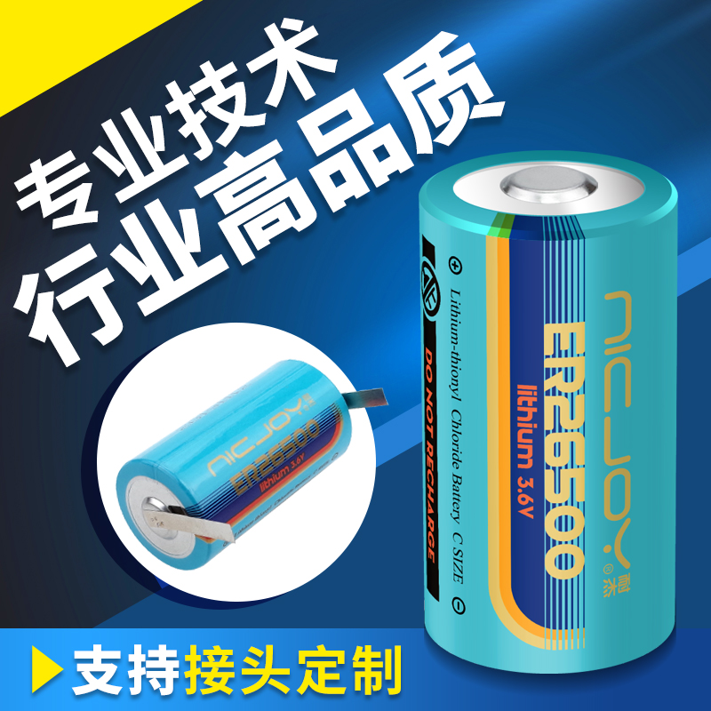ER26500 3.6V锂电池C型计量表天然气蒸汽流量计PLC物联网水表仪器 - 图0
