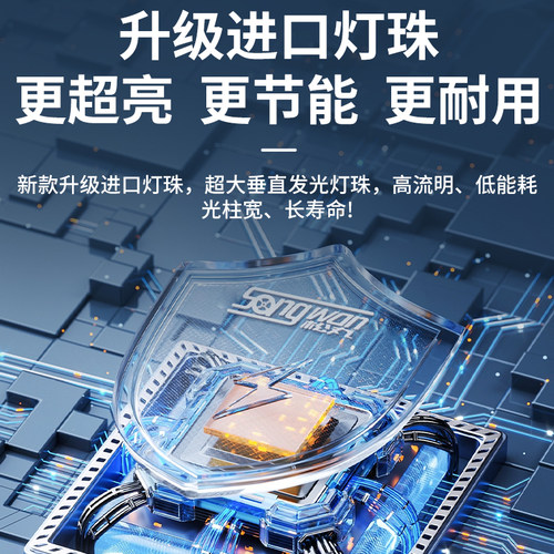车灯超亮led大灯12伏24v倒车灯特亮强光汽车货车铺路叉车挖机射灯 - 图1