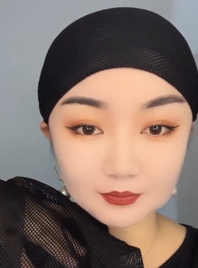 新款网格打底帽女士遮发防晒
