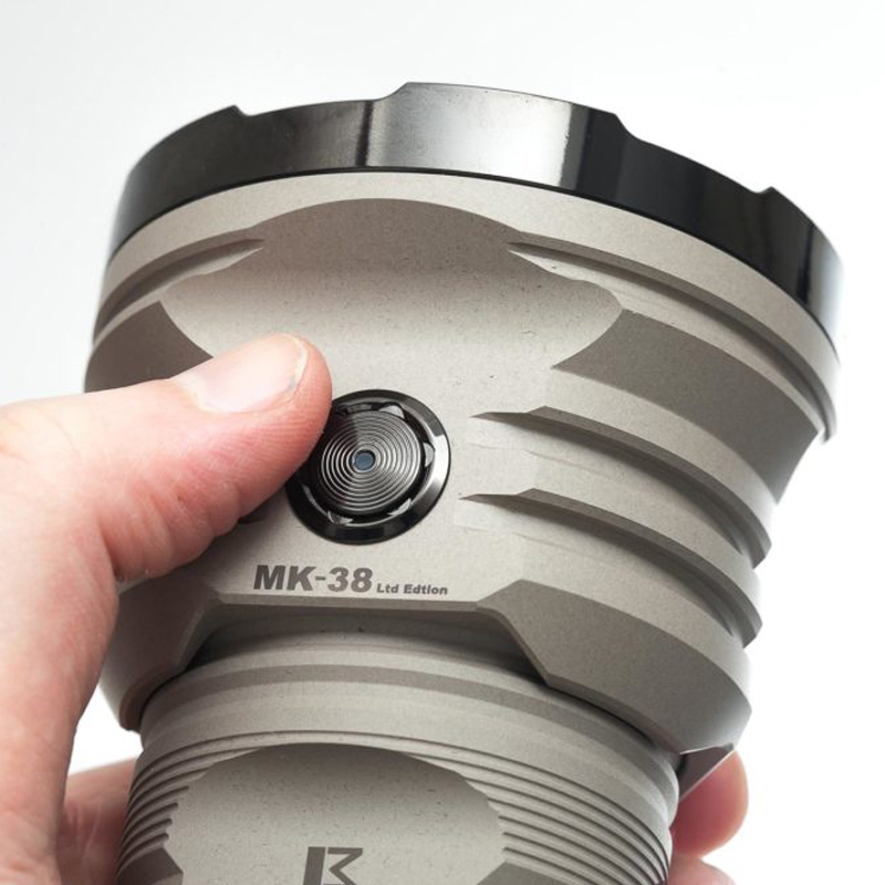 Mankerlight漫客MK38手持带风扇按键一体探索灯探照灯强光手电筒 - 图1