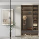 Simple and fashionable model room decoration orange storage box