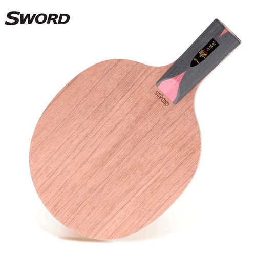 Sword世奥得外置纤维底板血玫瑰弧圈进攻横板七层乒乓球拍底板 - 图1
