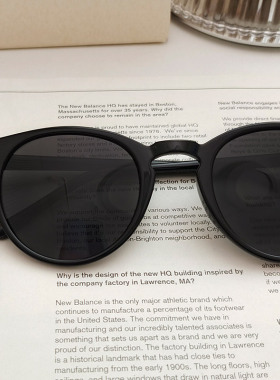 时尚墨镜女高级感遮阳太阳镜近视眼镜黑色超轻偏光司机太阳眼镜男