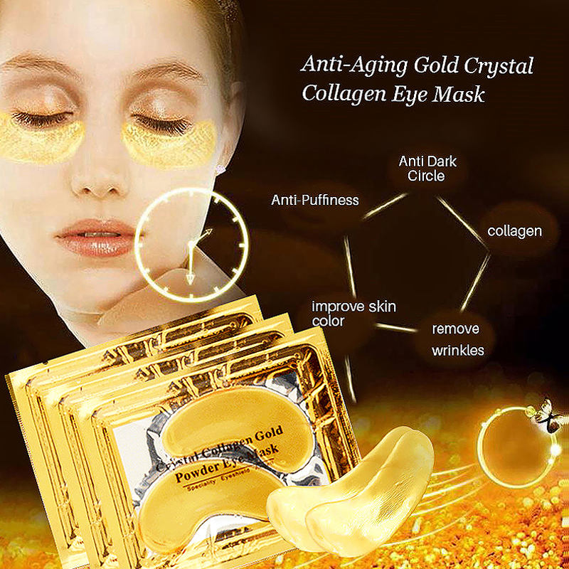 Crystal Collagen Anti-Aging Beauty Patches Eye Mask Skin Car-图1