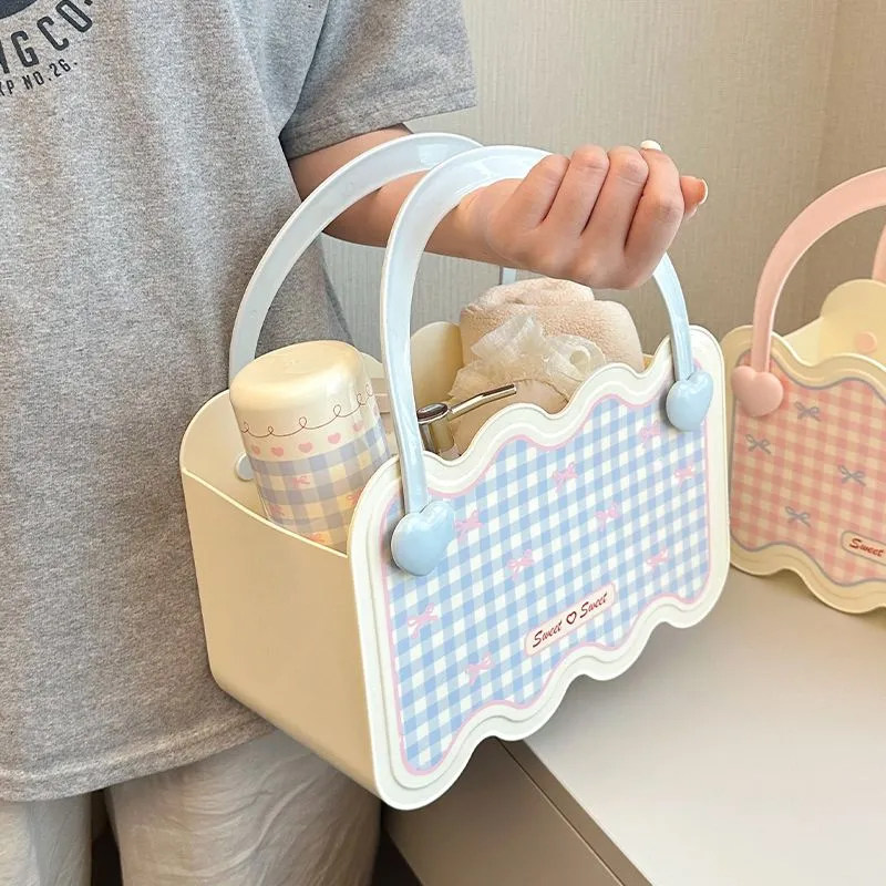 高颜值洗澡篮大容量手提篮子宿舍家用浴室卫生间洗漱用品收纳筐,淘宝优惠券,粉丝福利购,淘宝优惠卷