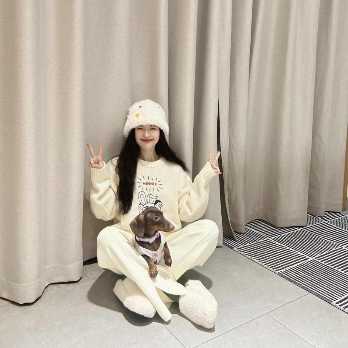 露思同款包头毛毛拖鞋女外穿冬季加绒保暖雪地靴网红家居棉拖鞋女,淘宝优惠券,粉丝福利购,淘宝优惠卷