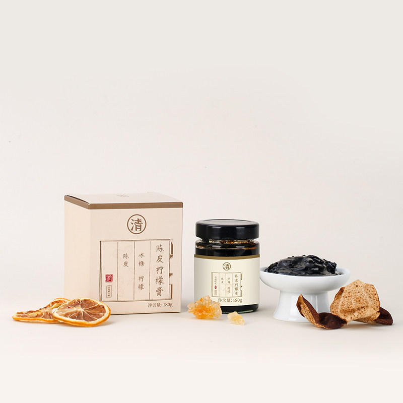 正安国货铺正品非遗技艺无需熬煮即饮即冲配料干净陈皮柠檬膏180g,淘宝优惠券,粉丝福利购,淘宝优惠卷