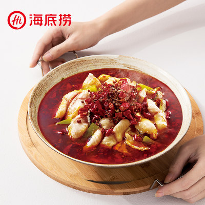 一组3包捞派海底捞水煮鱼调味料210克 3包真心辣毛血旺 虎窝淘