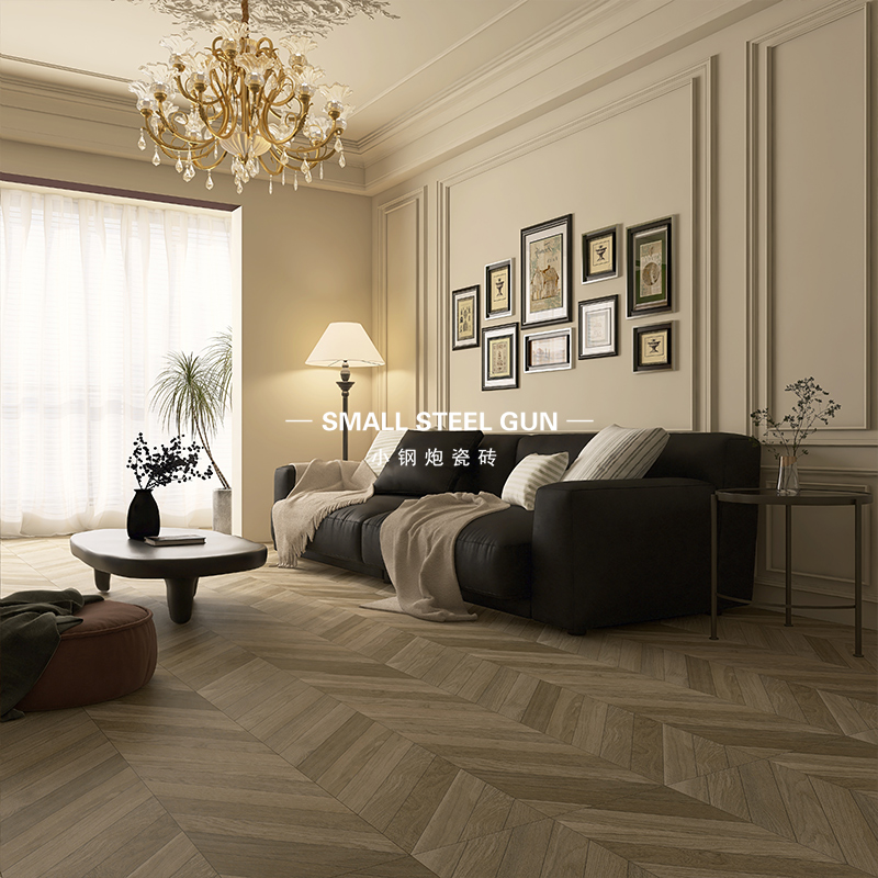 法式复古柔光天鹅绒1200鱼骨木纹瓷砖 客厅卧室阳台厨房木地板砖,淘宝优惠券,粉丝福利购,淘宝优惠卷