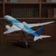 Boeing 787 China Southern Airlines passenger aircraft model with lights simulation aircraft with wheels China Southern Airlines civil aviation static aircraft model