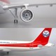 Airbus A319 Sichuan Airlines China Captain Sichuan Airlines 3U8633 aircraft model simulation passenger aircraft model with wheels
