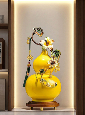 新中式五福葫芦招财摆件乔迁礼物