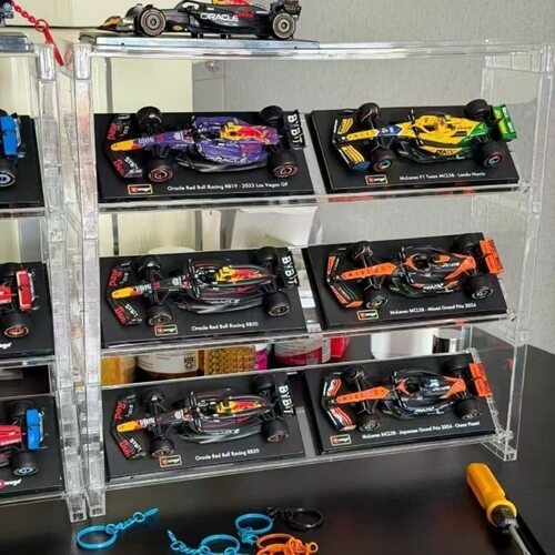 F1比美高1:43车模展示盒汽车模型收纳架亚克力透明防尘陈列柜山姆 - 图2