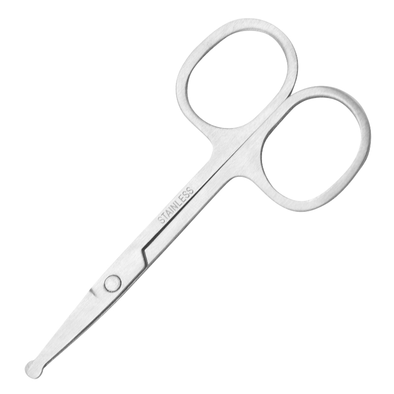 不锈钢修鼻毛专用剪刀女士修眉毛小剪刀清理男士鼻孔鼻毛修剪器,淘宝优惠券,粉丝福利购,淘宝优惠卷