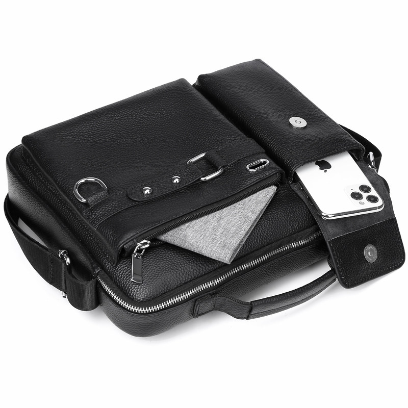 头层牛皮男包手提包商务单肩斜挎包横款男士包包真皮公文包斜跨包,淘宝优惠券,粉丝福利购,淘宝优惠卷