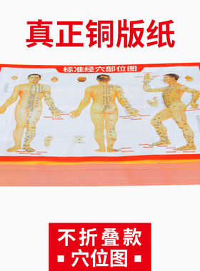 64开人体穴位图 可人体经络穴位图书艾灸参考图 艾灸图艾灸书