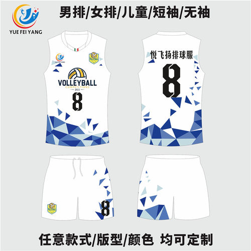 2025大学生排球服定制队服男女款气排球比赛训练专用服装无袖背心 - 图2