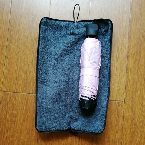 吸水雨伞袋 防雨水吸湿可手提伞套 车载儿童雨伞收纳包 长35cm - 图0