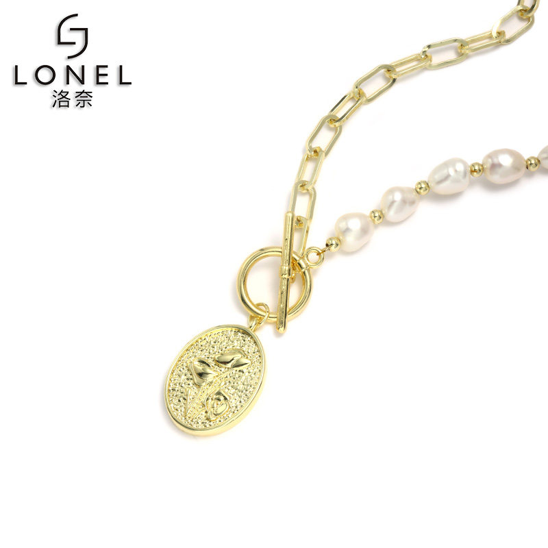 2022年新款女轻奢小众设计感锁骨链 lonel洛奈项链