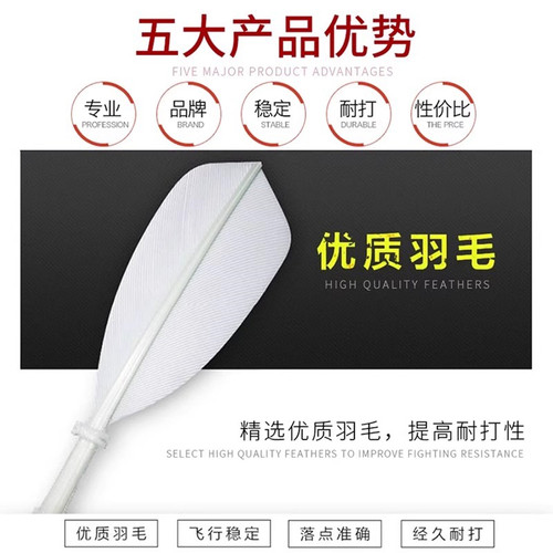 李宁羽毛球正品g200耐打g100s鹅毛500g900专业12支装77速d6官方k2 - 图0