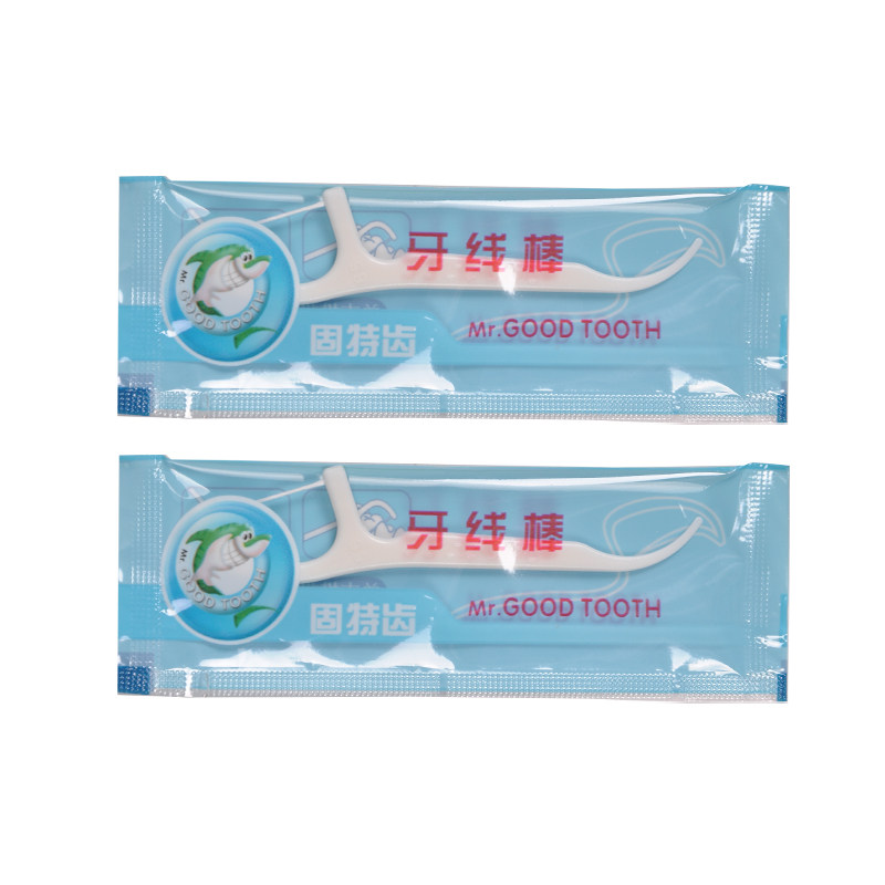 固特齿弓形牙线棒1盒装共剔牙线 固特齿居家日用牙线/牙线棒