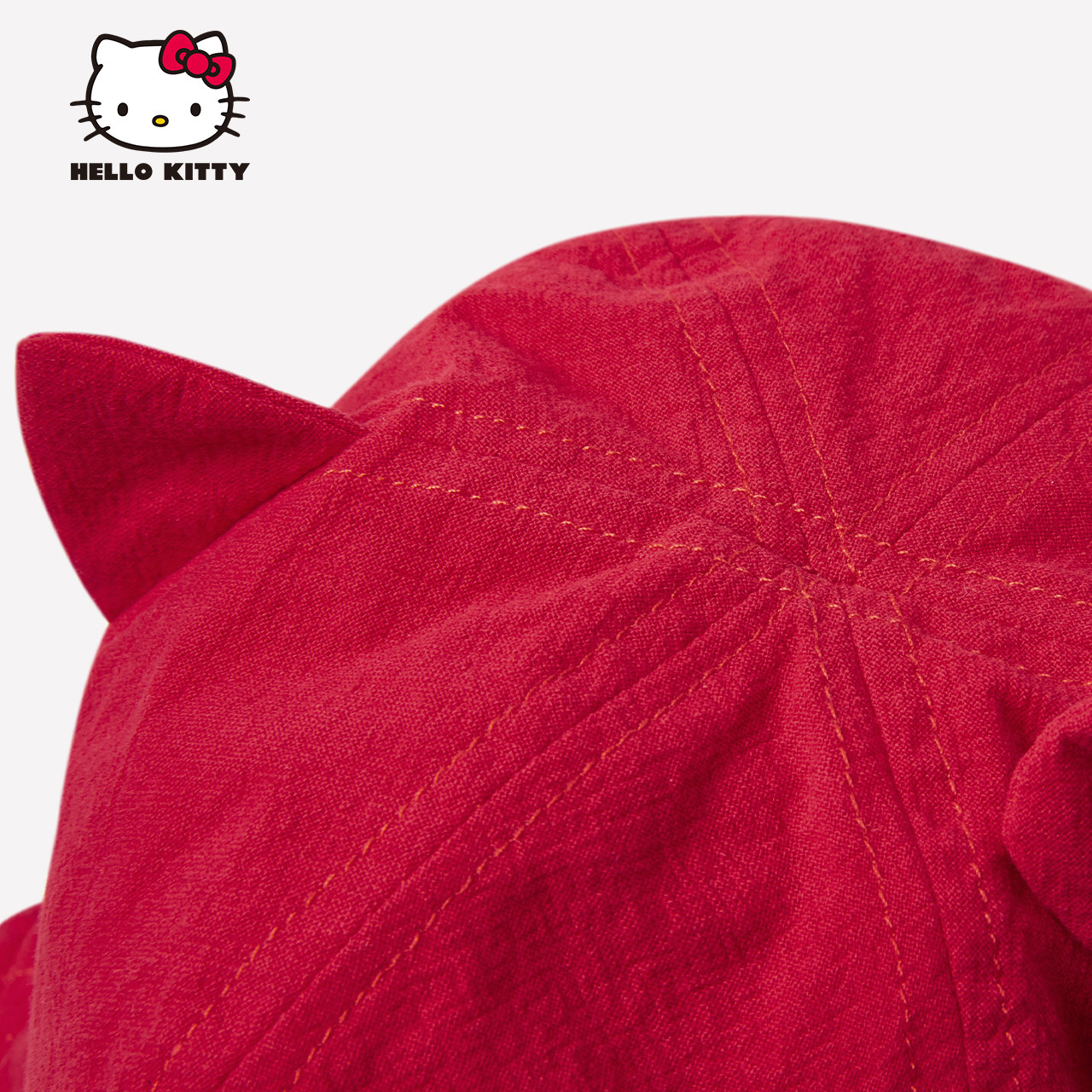 hellokitty女童渔夫帽遮阳纯棉帽子 hellokitty贝贝帕克帽子