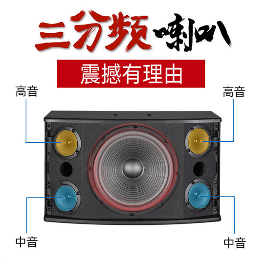 Vose K8专业卡拉ok卡包音箱家用ktv音响8寸10寸12寸会议舞台壁挂
