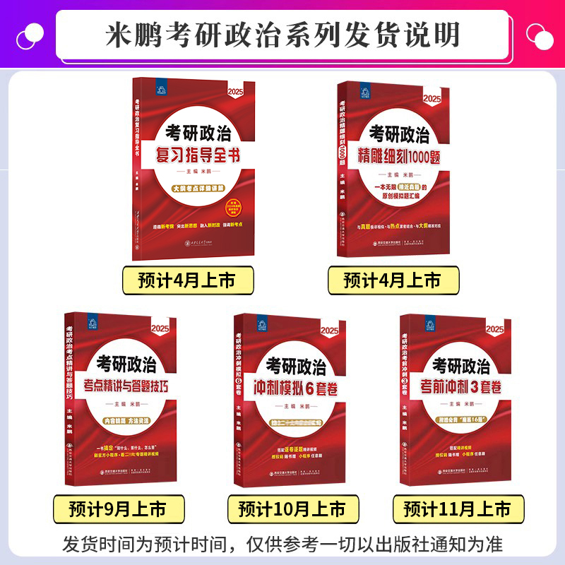 2025米鹏考研政治精雕细刻1000题101思想政治理论考研政治2025米鹏6套卷3套卷考研真题搭2025肖四肖八肖四肖八2025考研政治-图0