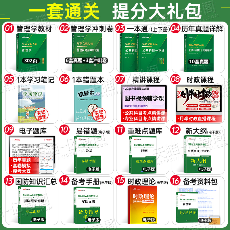 2026年军队文职公共科目部队专业课教材书一本通历年真题库刷题资料模拟卷2025中公考试临床医学管理学护理会计岗经济数学教育军对 - 图2