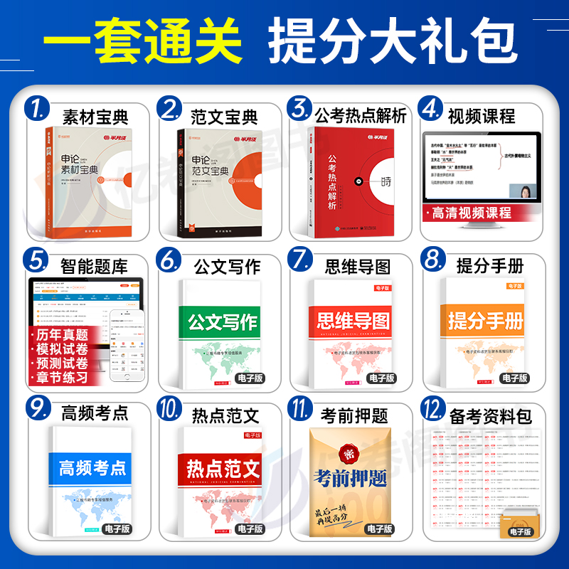 半月谈申论公务员考试2025年国家国考省考素材宝典范文大作文24历年真题库刷题背诵晨读考公教材书素材库行策万能金句时政热点公考 - 图1